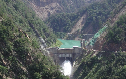 Srisailam Hydropower Project, India