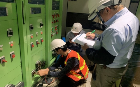新桃電廠GT1A 主變壓器保護電驛測試工作